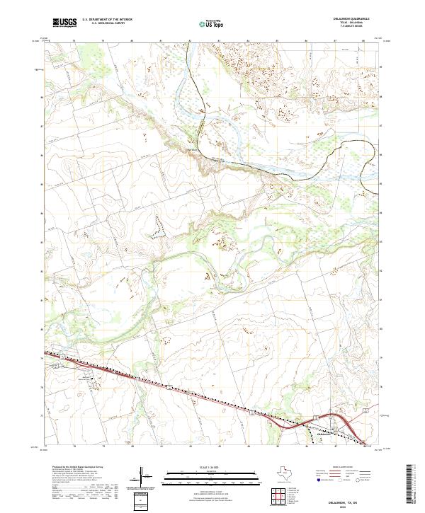 US Topo 7.5-minute map for Oklaunion TXOK