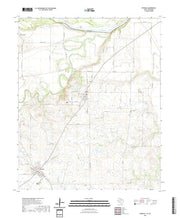 US Topo 7.5-minute map for Petrolia TXOK