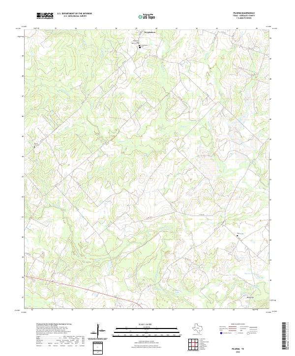 US Topo 7.5-minute map for Pilgrim TX