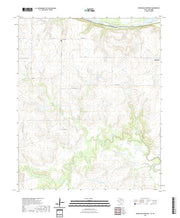 US Topo 7.5-minute map for Riverland Cemetery TXOK