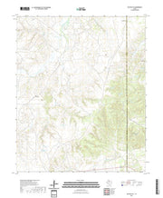 US Topo 7.5-minute map for Tee Pee City TX