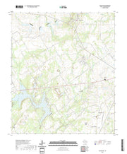 US Topo 7.5-minute map for Tehuacana TX