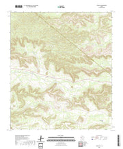 US Topo 7.5-minute map for Tesnus NE TX