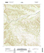 US Topo 7.5-minute map for Tesnus SE TX