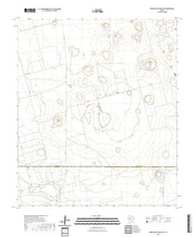 US Topo 7.5-minute map for Three Bluff Draw NW TX