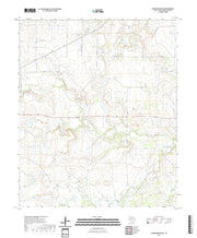 US Topo 7.5-minute map for Throckmorton NE TX