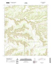 US Topo 7.5-minute map for Toms Canyon TX