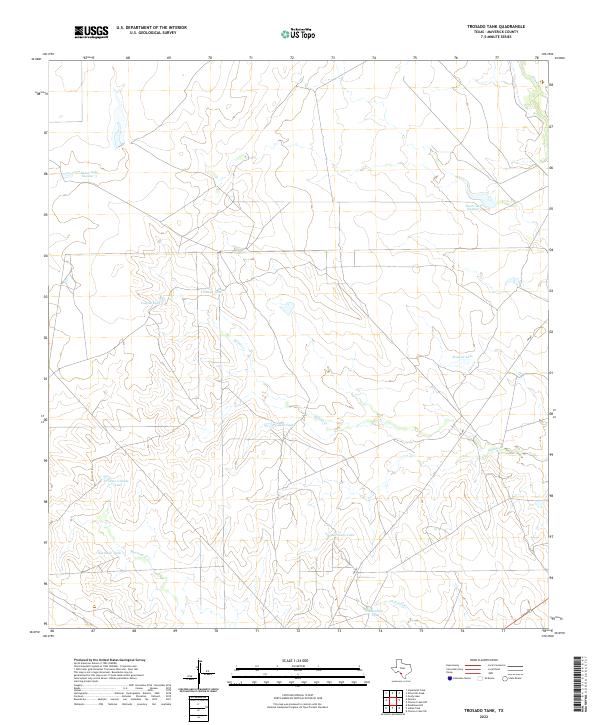 US Topo 7.5-minute map for Trosado Tank TX