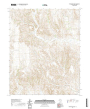 US Topo 7.5-minute map for Troublesome Creek TX