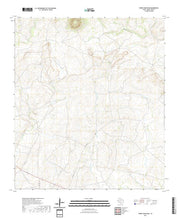 US Topo 7.5-minute map for Turkey Mountain TX