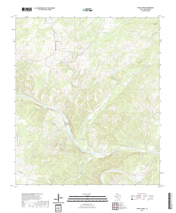 US Topo 7.5-minute map for Turtle Creek TX