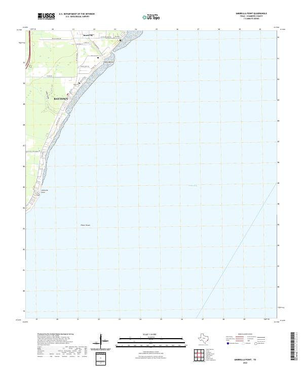 US Topo 7.5-minute map for Umbrella Point TX