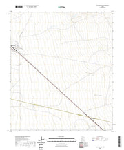 US Topo 7.5-minute map for Valentine East TX