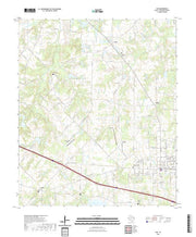 US Topo 7.5-minute map for Van TX