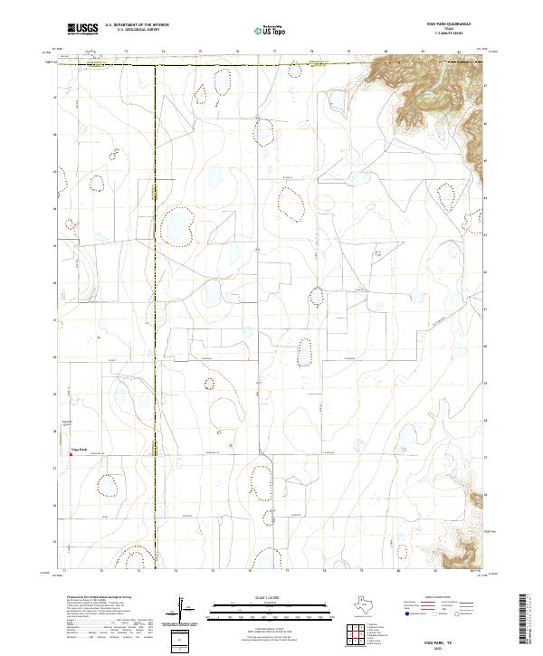 US Topo 7.5-minute map for Vigo Park TX