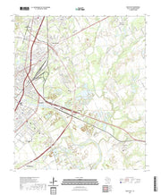 US Topo 7.5-minute map for Waco East TX