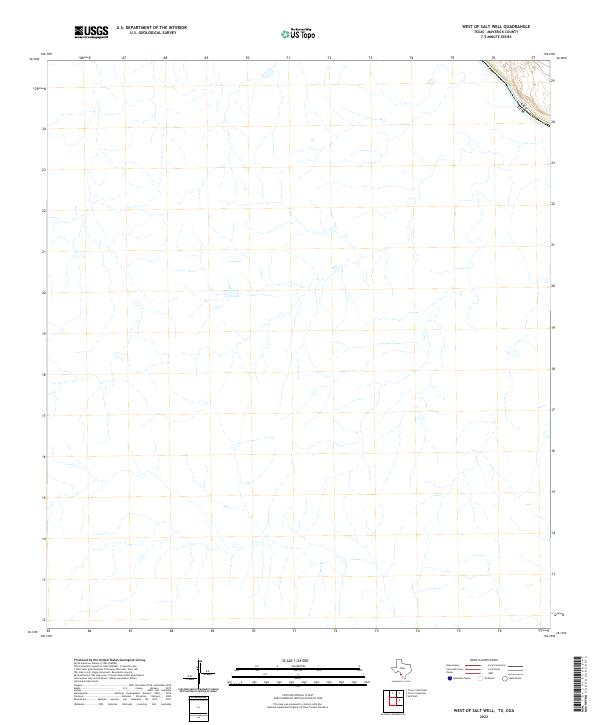 US Topo 7.5-minute map for West of Salt Well TXCOA