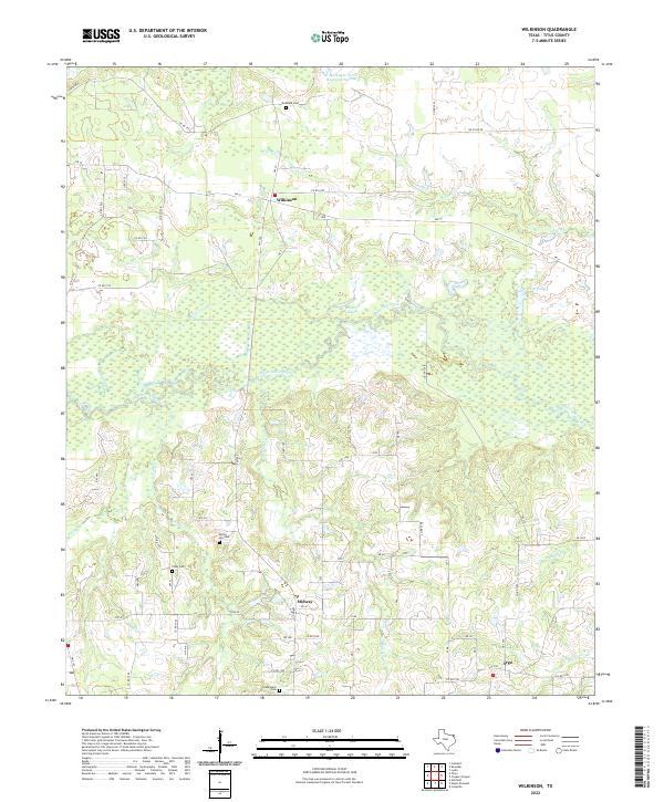 US Topo 7.5-minute map for Wilkinson TX