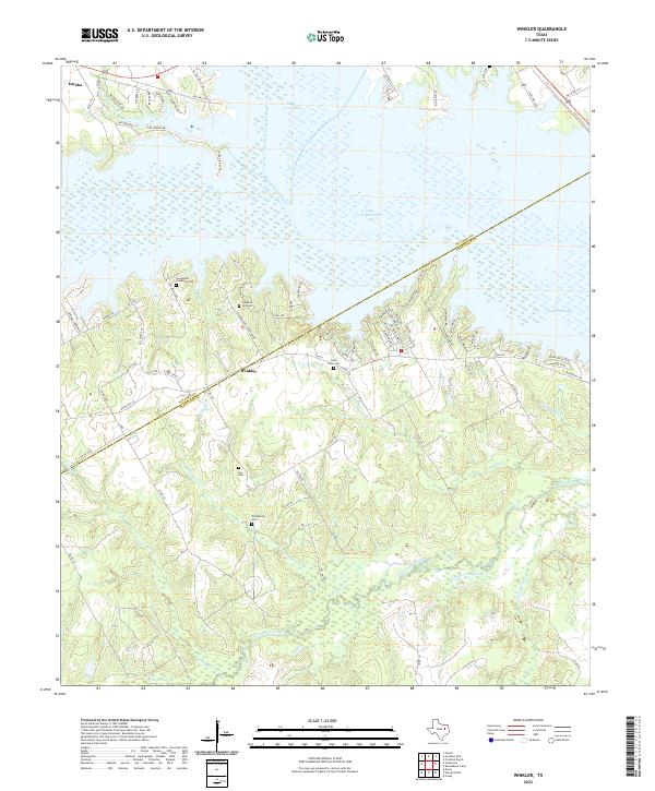 US Topo 7.5-minute map for Winkler TX