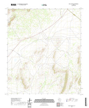 US Topo 7.5-minute map for Wolf Camp Hills TX