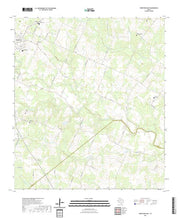 US Topo 7.5-minute map for Yorktown East TX