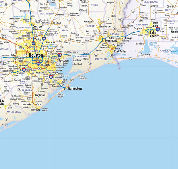 Gulf Coast States - Gulf of America - Wall Map