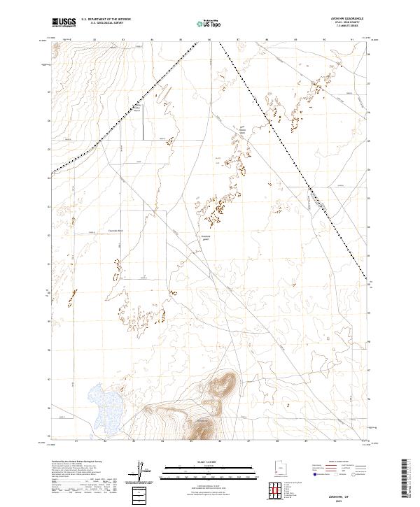 US Topo 7.5-minute map for Avon NW UT