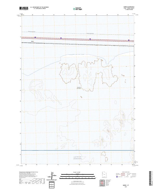 US Topo 7.5-minute map for Barro UT