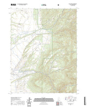 US Topo 7.5-minute map for Black Ridge UT