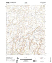 US Topo 7.5-minute map for Blue Chief Mesa UT