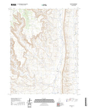 US Topo 7.5-minute map for Bluff NW UT