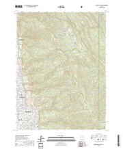 US Topo 7.5-minute map for Bountiful Peak UT