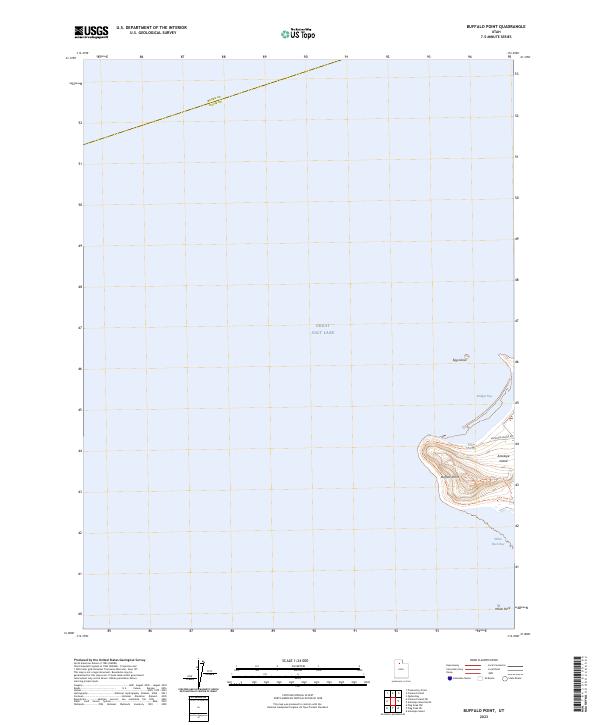 US Topo 7.5-minute map for Buffalo Point UT