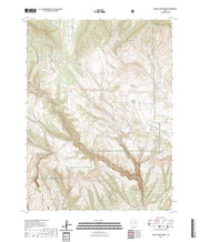 US Topo 7.5-minute map for Burnt Cabin Gorge UT