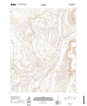 US Topo 7.5-minute map for Caineville UT