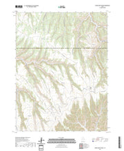 US Topo 7.5-minute map for Cedar Camp Canyon UT