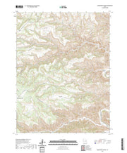 US Topo 7.5-minute map for Cedar Ridge Canyon UT