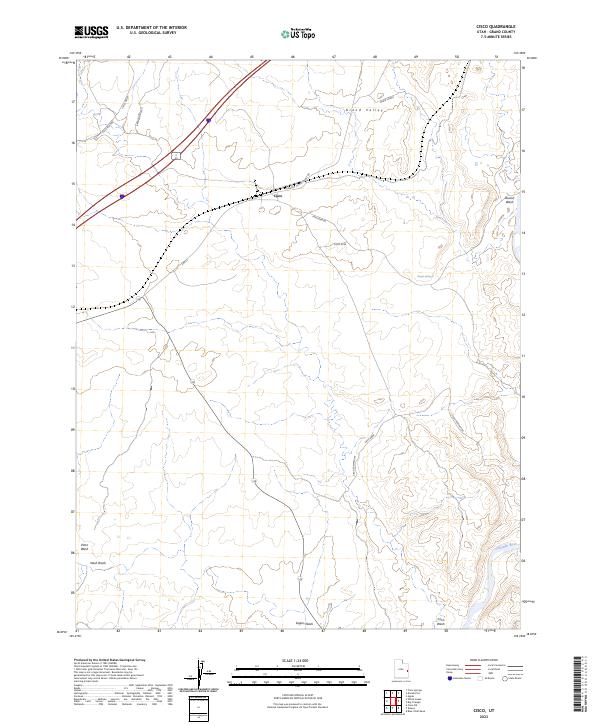 US Topo 7.5-minute map for Cisco UT