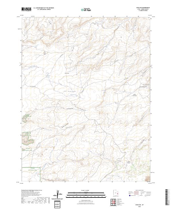 US Topo 7.5-minute map for Cisco SW UT