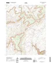 US Topo 7.5-minute map for Clearwater Canyon UT