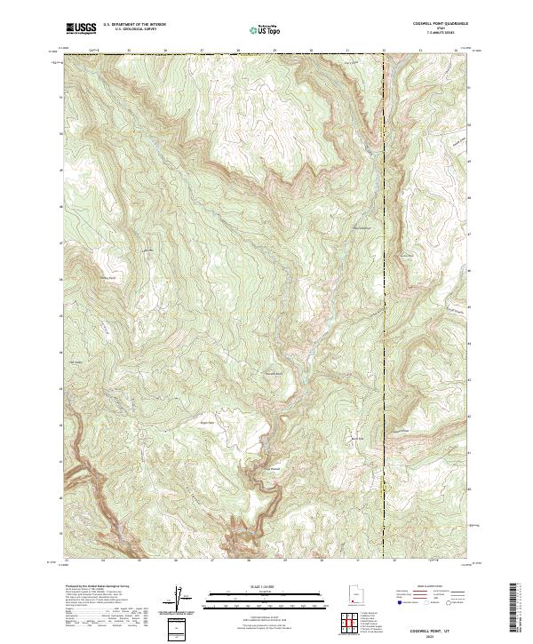 US Topo 7.5-minute map for Cogswell Point UT