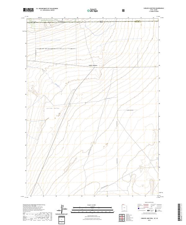 US Topo 7.5-minute map for Curlew Junction UTID