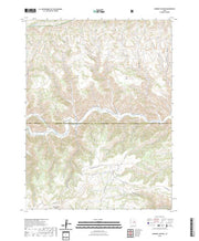 US Topo 7.5-minute map for Currant Canyon UT