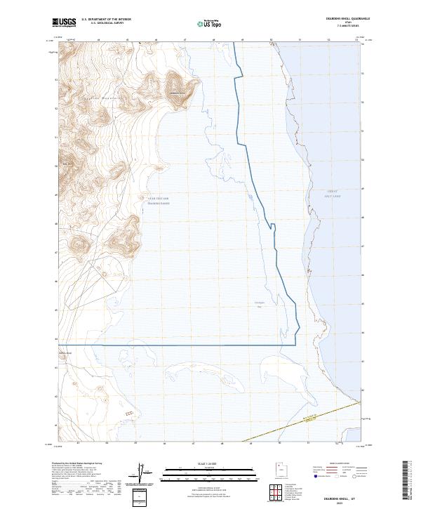 US Topo 7.5-minute map for Deardens Knoll UT