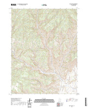 US Topo 7.5-minute map for Dry Canyon UT