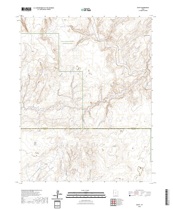 US Topo 7.5-minute map for Egypt UT