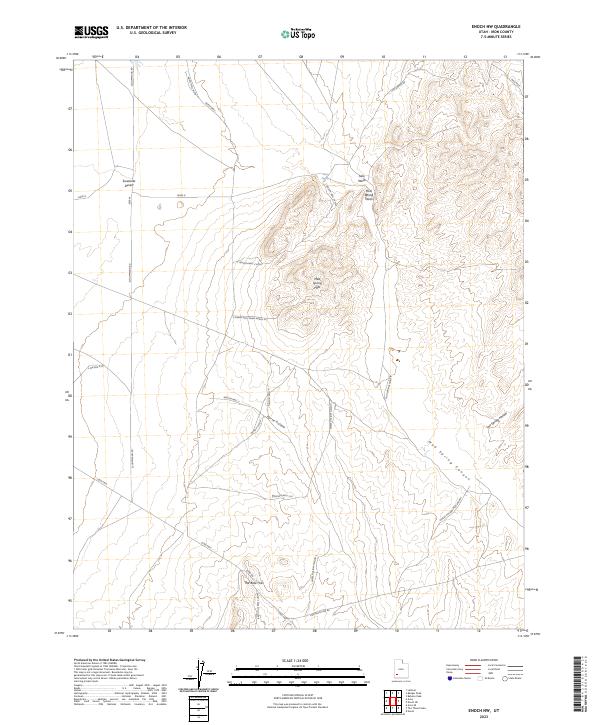 US Topo 7.5-minute map for Enoch NW UT