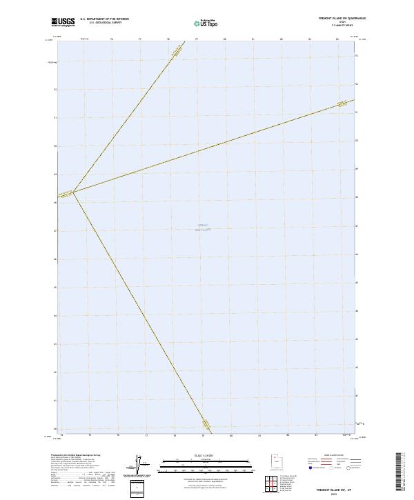 US Topo 7.5-minute map for Fremont Island SW UT