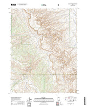 US Topo 7.5-minute map for Golden Throne UT