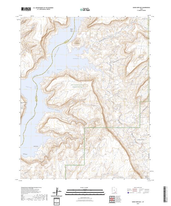 US Topo 7.5-minute map for Good Hope Bay UT